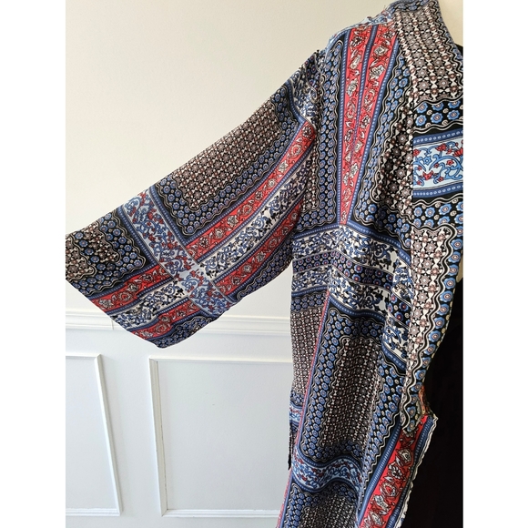 Bohemian printed kimono cardigan - Picture 6 of 8